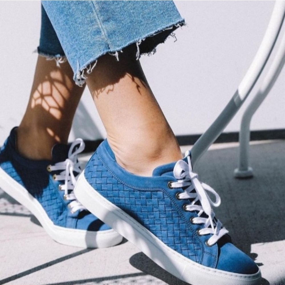 M. Gemi Blue Sneakers